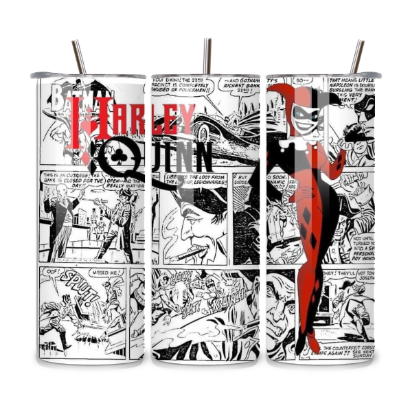 Harley Quinn 20oz Stainless Steel Tumbler