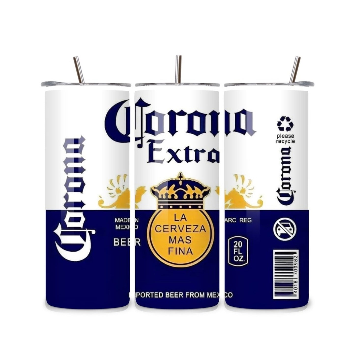 Corona Extra 20oz Stainless Steel Tumbler