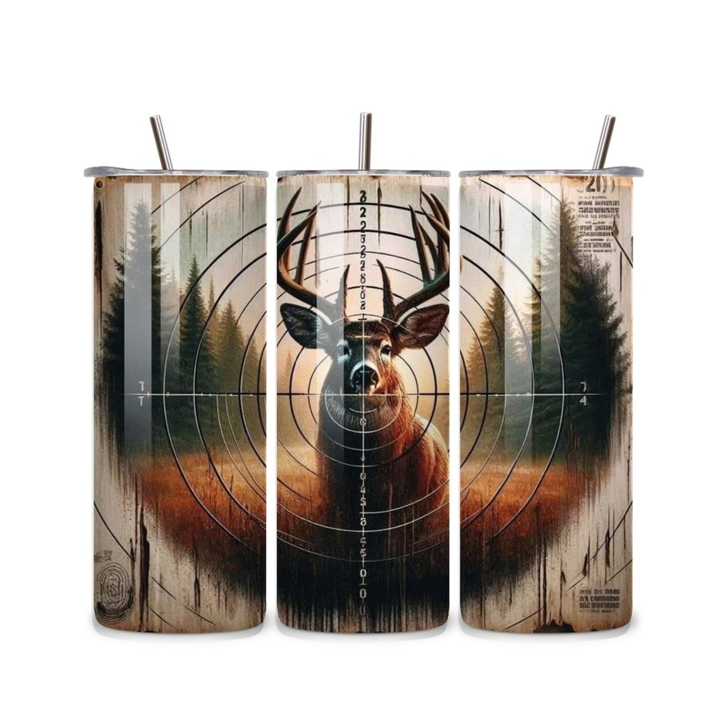 Deer Hunting 20oz Stainless Steel Tumbler