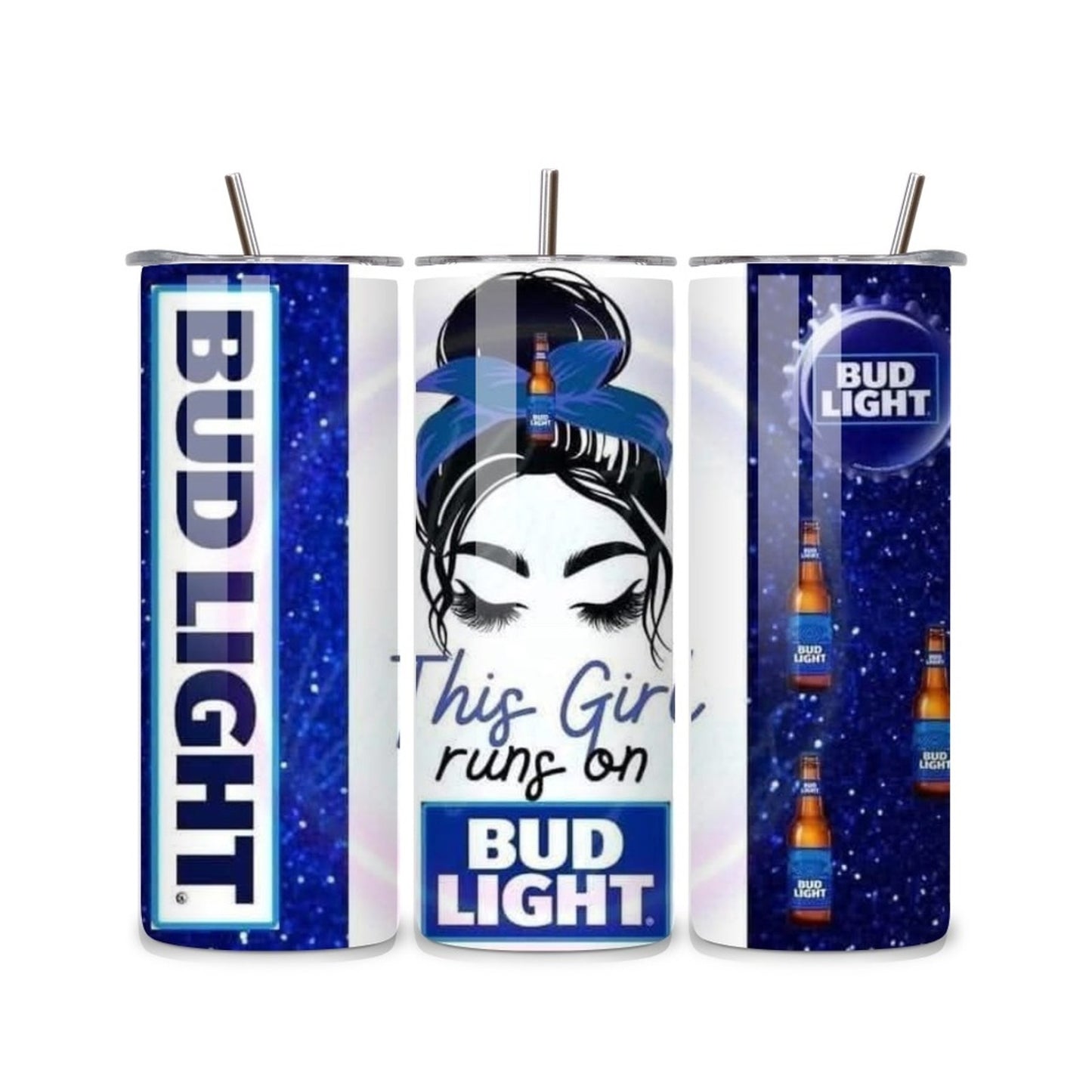Budlight 20oz Stainless Steel Tumbler