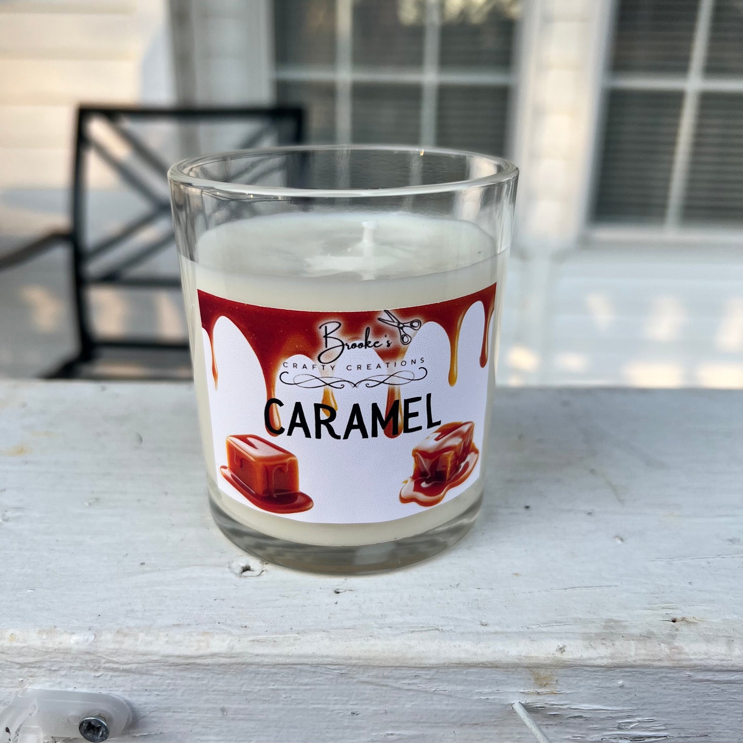 Caramel Candle – 10oz Coconut Soy Wax Dessert Scent | Handmade Sweet Bakery Candle