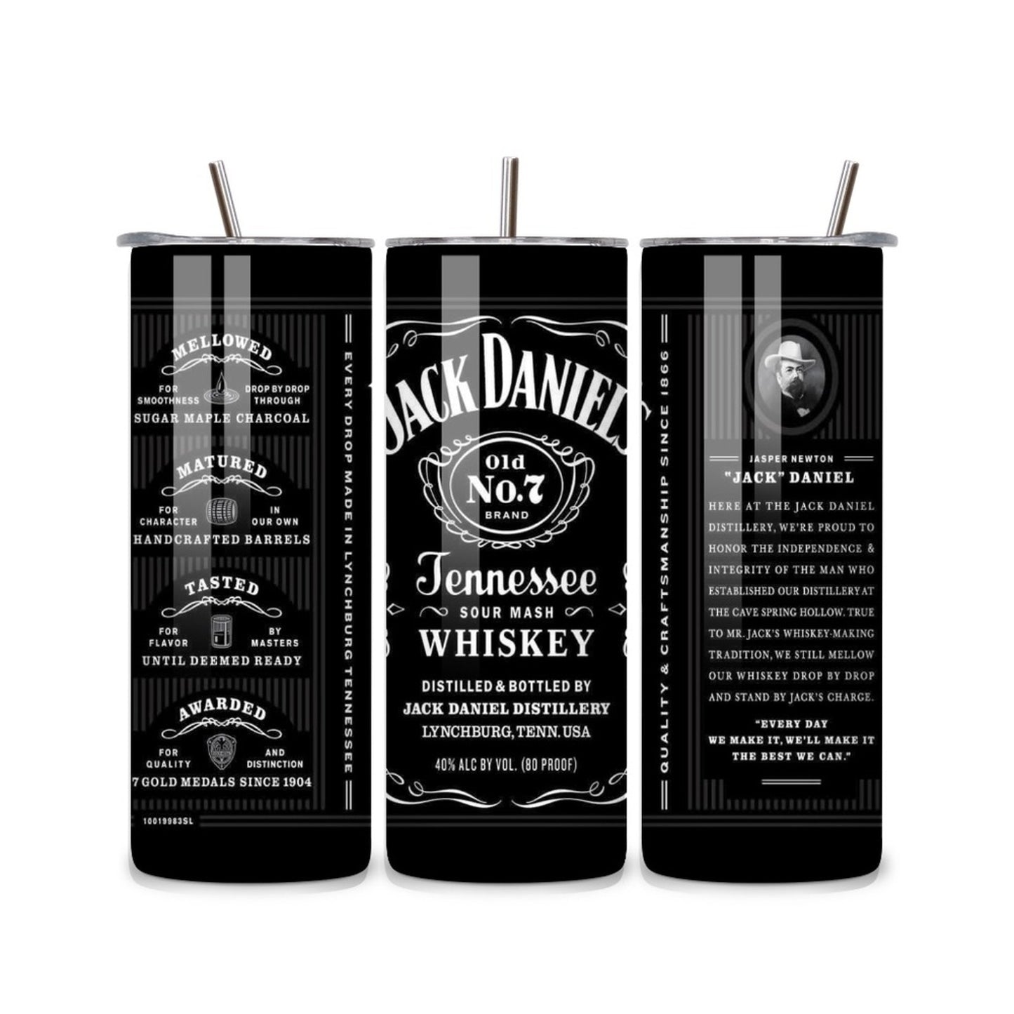 Jack Daniels 20oz Stainless Steel Tumbler