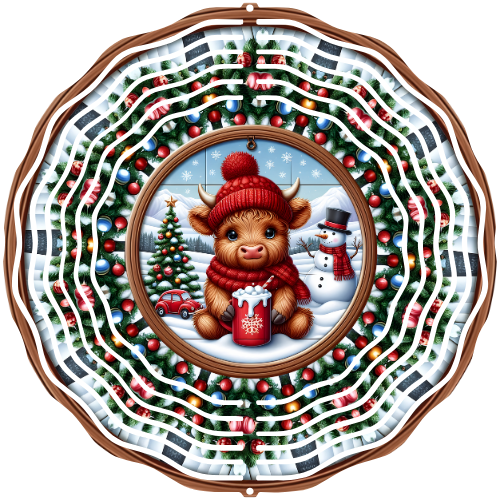 Highland Cow 10" Wind Spinner