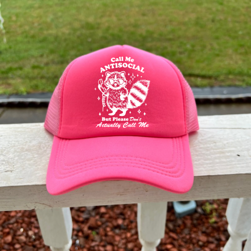 Anti Social Hot Pink Women’s Trucker Hat