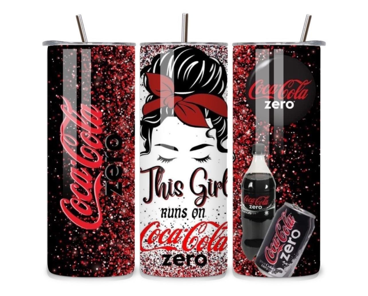 Coke Zero 20oz Stainless Steel Tumbler