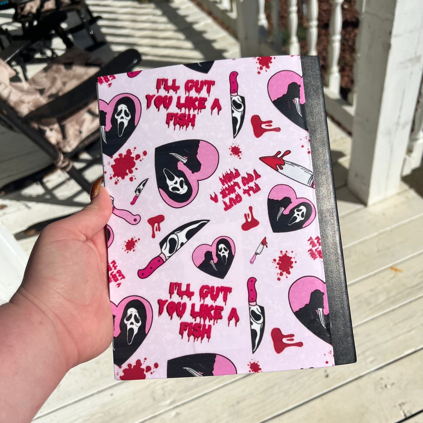 Scream Ghostface Pink Composition Notebook