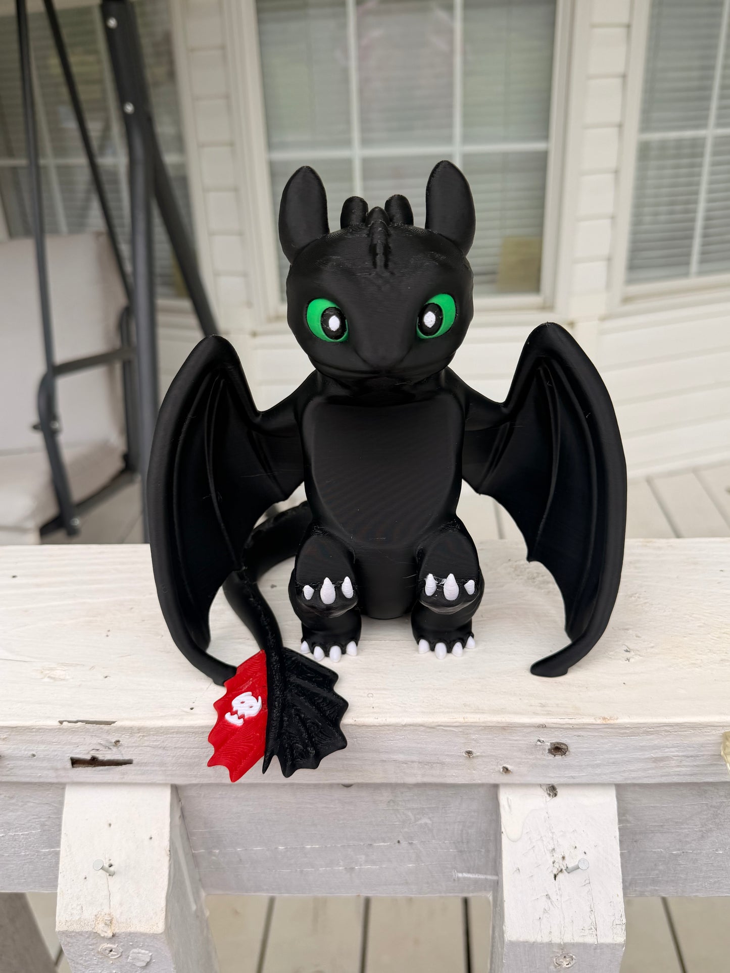 Toothless Dragon Controller Holder – Gaming Desk Organizer Stand for PS5 & Xbox Controllers