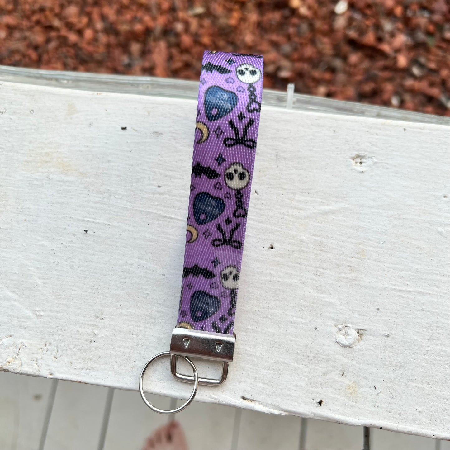 Handmade Goth Pastel Keychain Wristlet