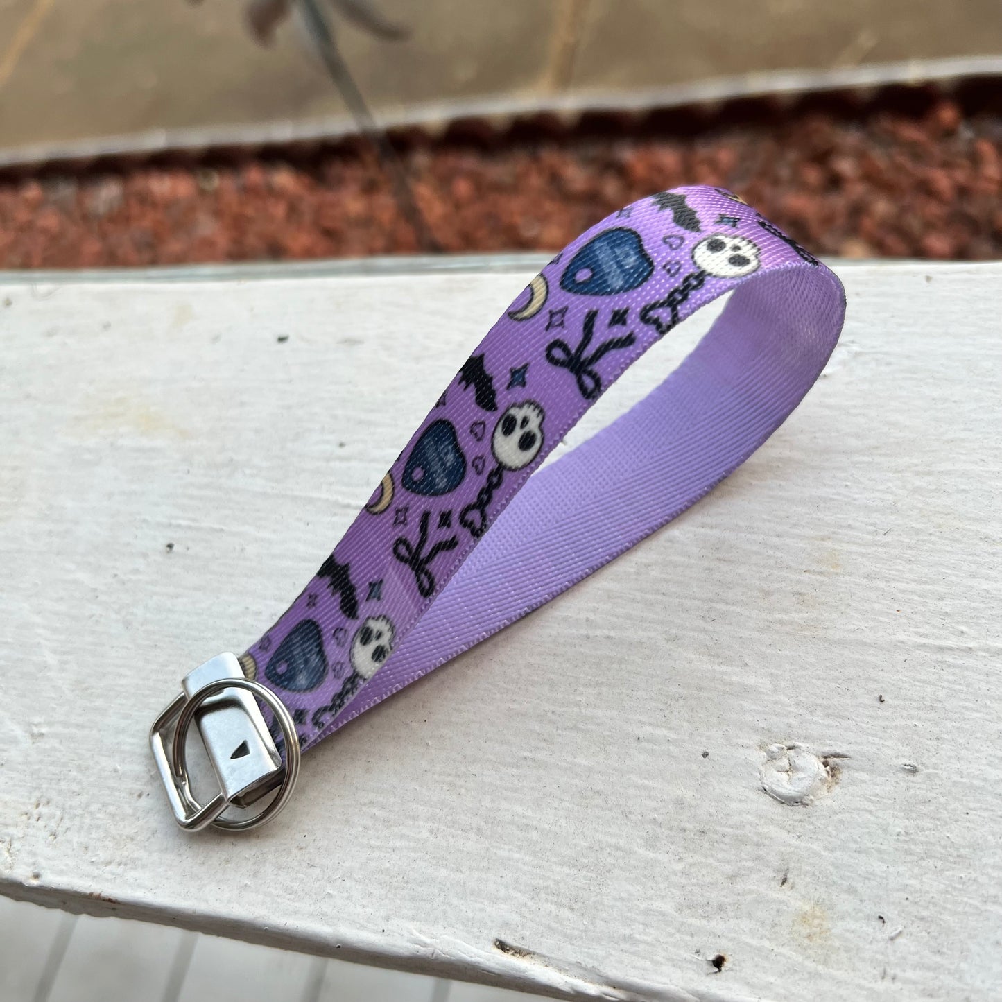 Handmade Goth Pastel Keychain Wristlet
