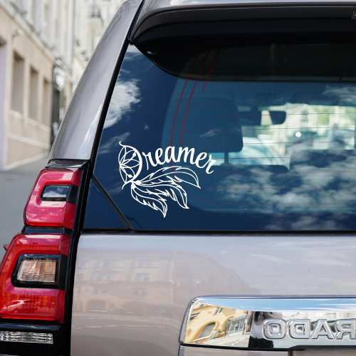 Dreamer Dreamcatcher Vinyl Car Decal