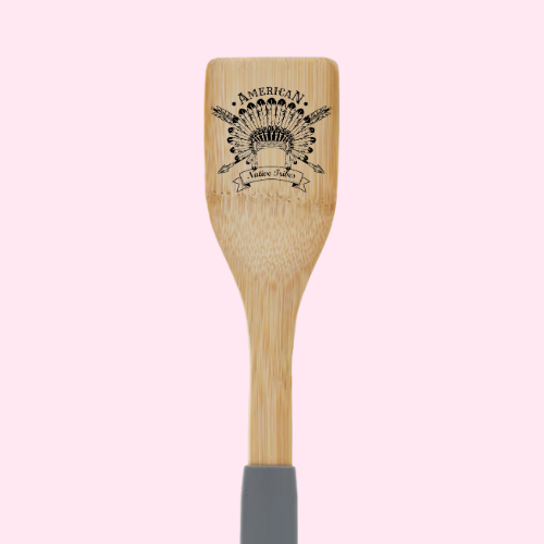 Native American Tribes Bamboo Spatula