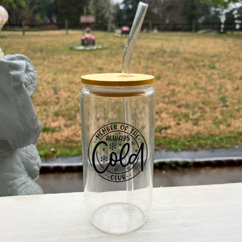 Always Cold Club Glass Can