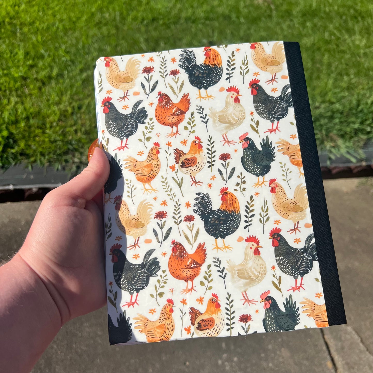 Handmade Chickens Composition Notebook