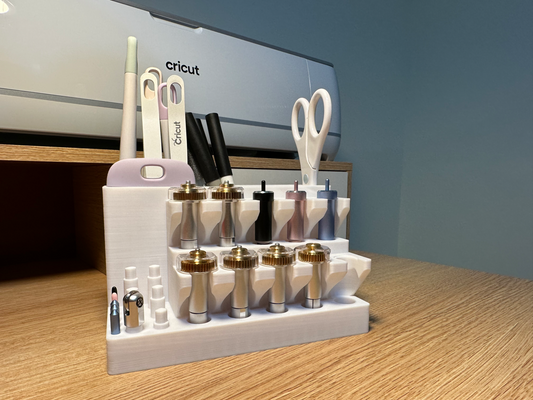 Cricut Tool Organizer Holder | All-in-One Craft Tool Storage Stand for Blades, Pens & Accessories