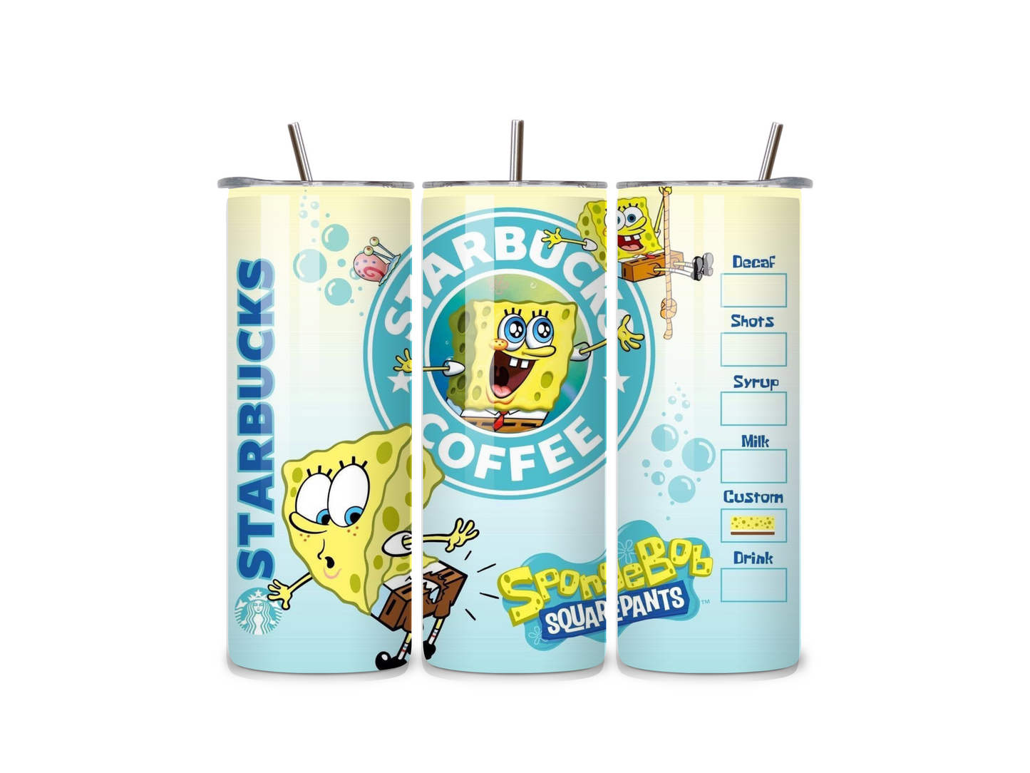 Spongebob Squarepants 20oz Stainless Steel Tumbler