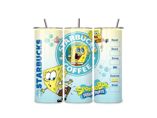 Spongebob Squarepants 20oz Stainless Steel Tumbler