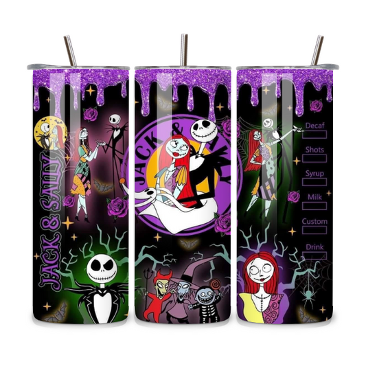 Nightmare Before Christmas Drip 20oz Stainless Steel Tumbler
