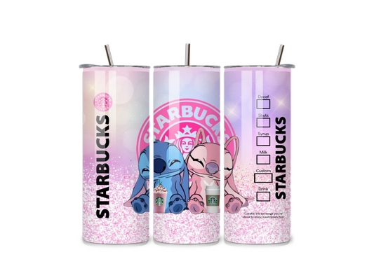 Stitch and Angel 20oz Stainless Steel Tumbler