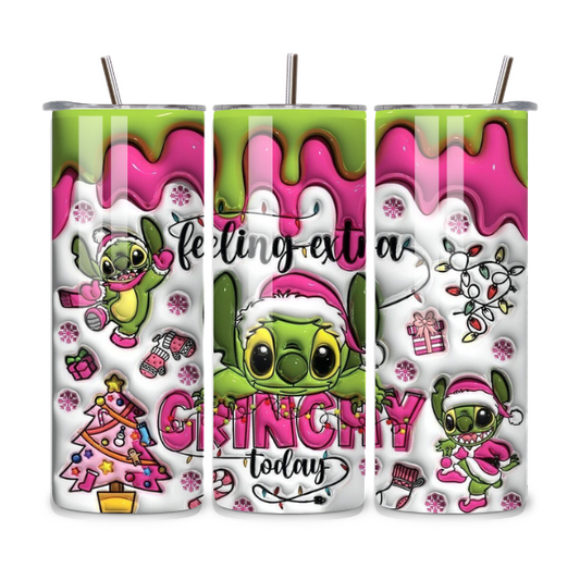 Stitch Grinch 20oz Stainless Steel Tumbler