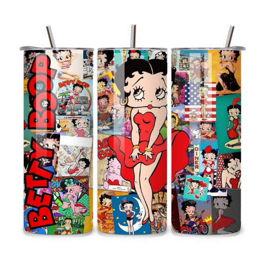 Betty Boop 20oz Stainless Steel Tumbler