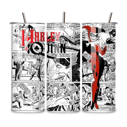 Harley Quinn 20oz Stainless Steel Tumbler