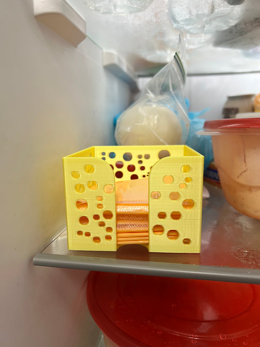 Cheese Slice Holder for Fridge Storage | Easy Grab Kitchen Organizer
