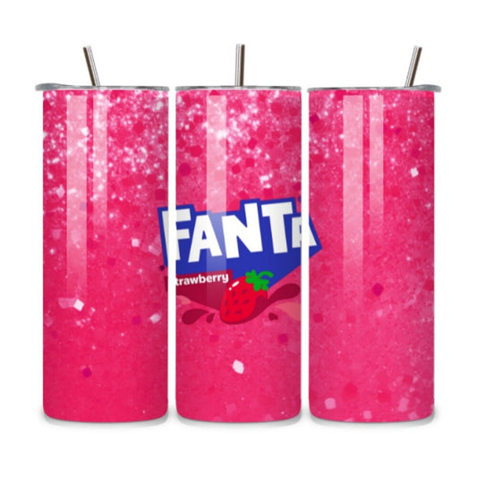 Fanta Strawberry 20oz Stainless Steel Tumbler