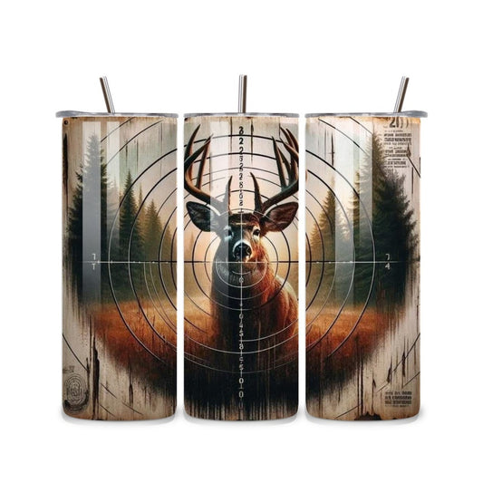 Deer Hunting 20oz Stainless Steel Tumbler