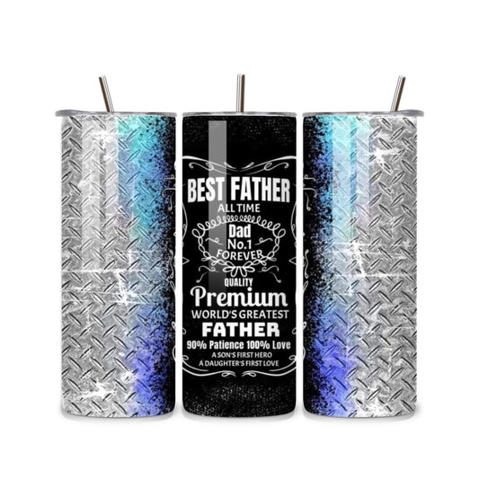 Best Father Dad 20oz Stainless Steel Tumbler