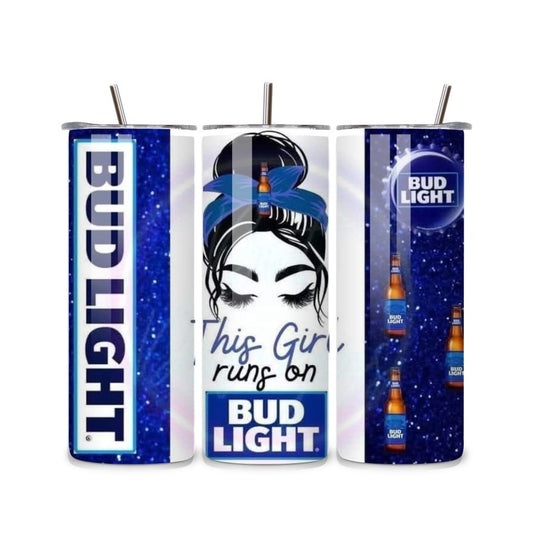 Budlight 20oz Stainless Steel Tumbler