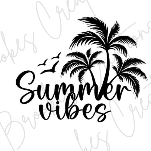 Summer Vibes Sublimation DTF Transfer