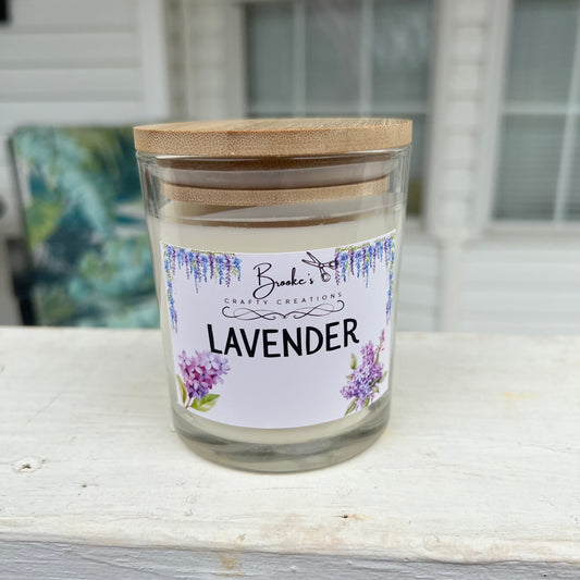 Lavender Soy Candle – Relaxing Floral Scent | 10oz 100% Coconut Soy Wax