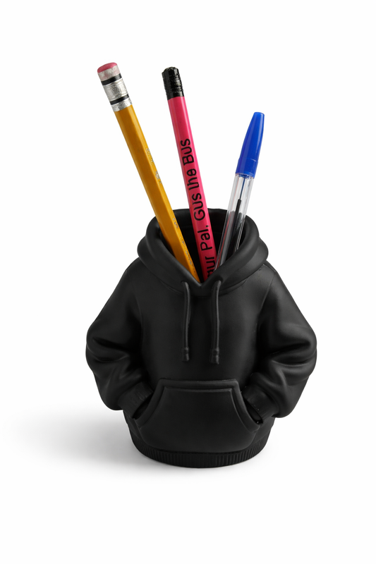 Hoodie Pencil Holder Cute Desk Organizer Aesthetic Pen Cup Small Business Decor
