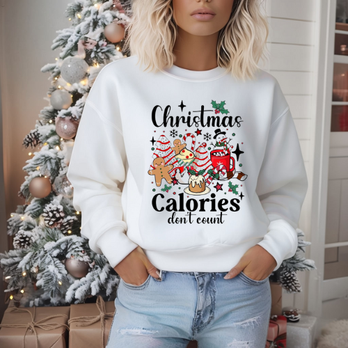 Christmas Calories Don't Count Sweatshirt