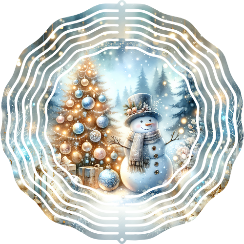 Christmas Snowman 10" Wind Spinner
