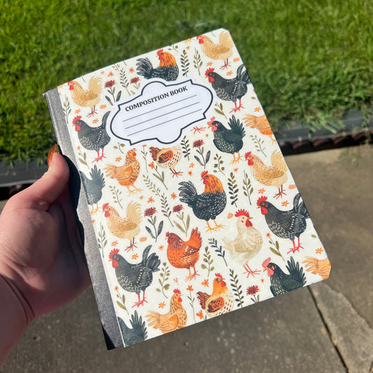 Handmade Chickens Composition Notebook