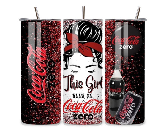 Coke Zero 20oz Stainless Steel Tumbler