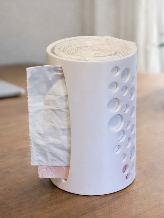 80 Count Trash Bag Holder Dispenser | Kitchen, Bathroom & Pantry Organizer
