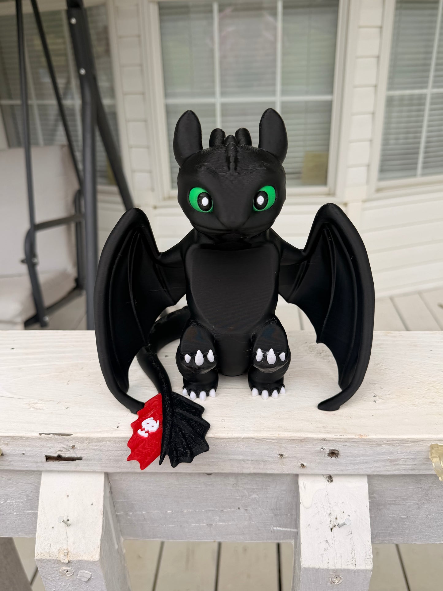 Toothless Dragon Controller Holder – Gaming Desk Organizer Stand for PS5 & Xbox Controllers