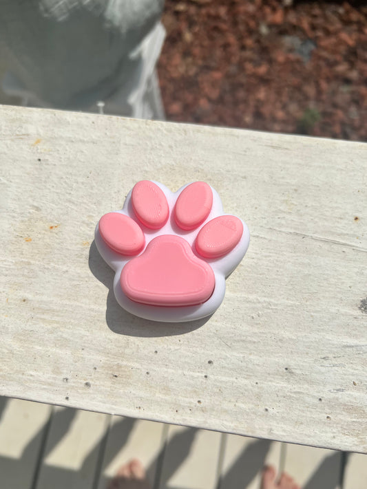 Paw Clicker Fidget Toy | Cute Anxiety Relief Clicker | 3D Printed