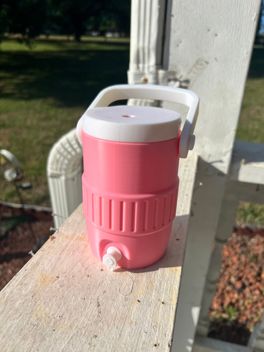 3D Printed Cooler Can Koozie with Handle | Reusable Drink Holder