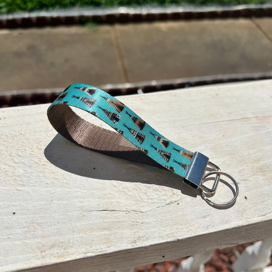 Handmade Native American Keychain Wristlet