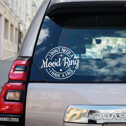 Mood Ring Vinyl Car Decal