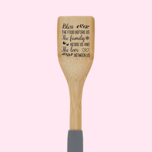 Family Blessings Bamboo Spatula