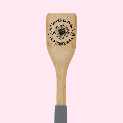 Sunflower Bamboo Spatula