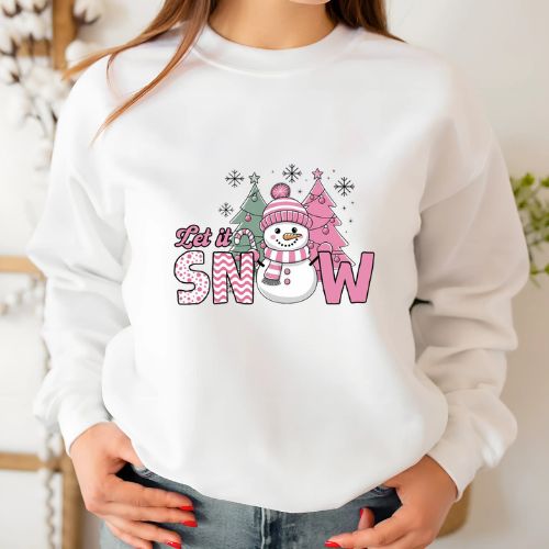 Let It Snow White Sweatshirt