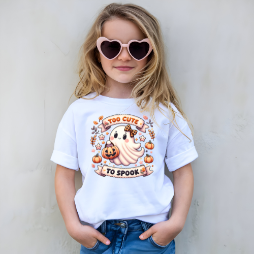 Too Cute To Spook Kids Graphic T Shirt