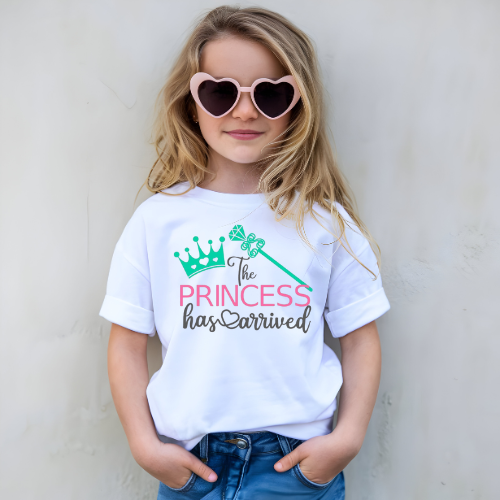 The Princess Has Arrived Kids Graphic T Shirt