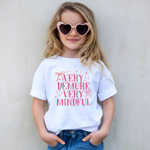 Very Demure Kids Graphic T Shirt