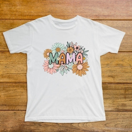 Floral Mama Graphic T Shirt